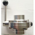 Cheap Price Sanitary Stainless Butterfly Valve, Butterfly Valve for Milk